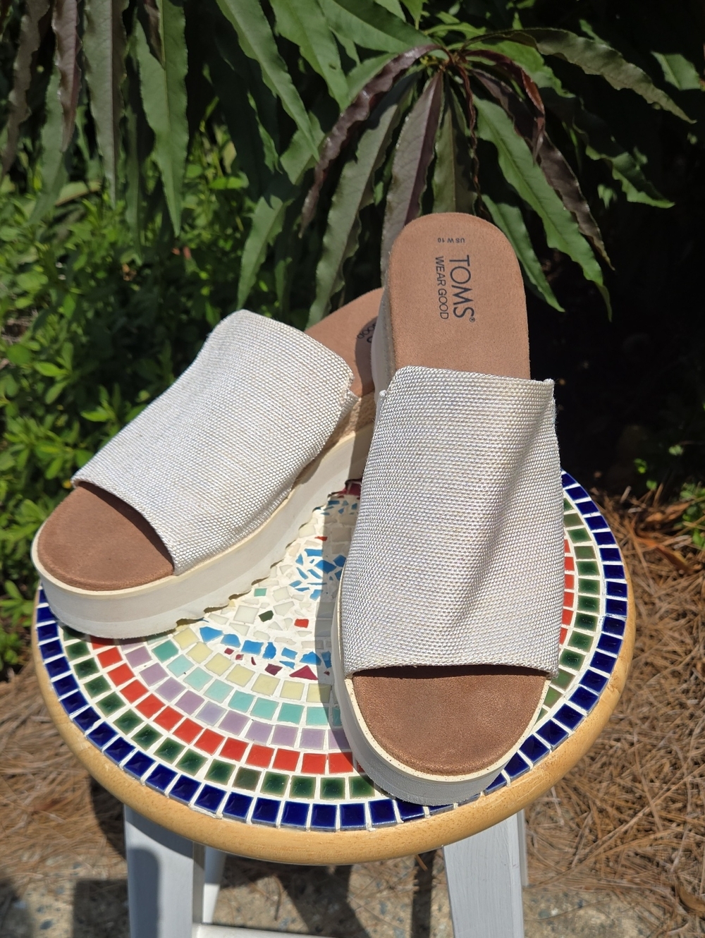 Tom's Diana  Platform Clog Sandals